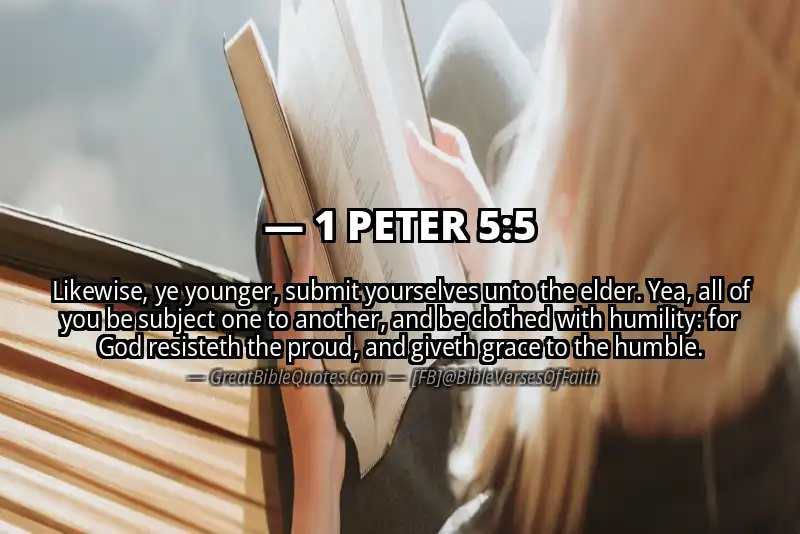1 PETER 5:5 Verse
