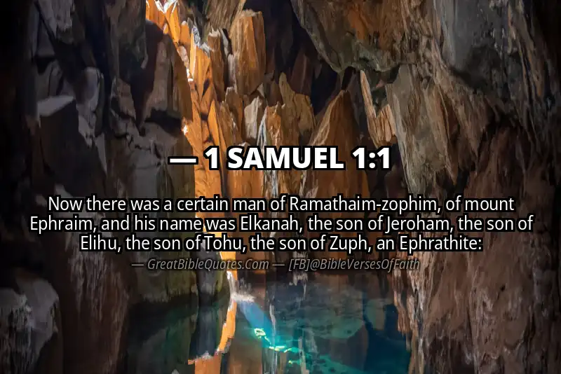 Bible verse: 1 SAMUEL 1:1 Image