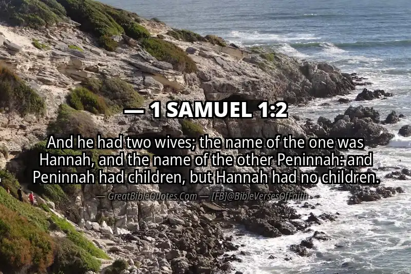 Bible verse: 1 SAMUEL 1:2 Image