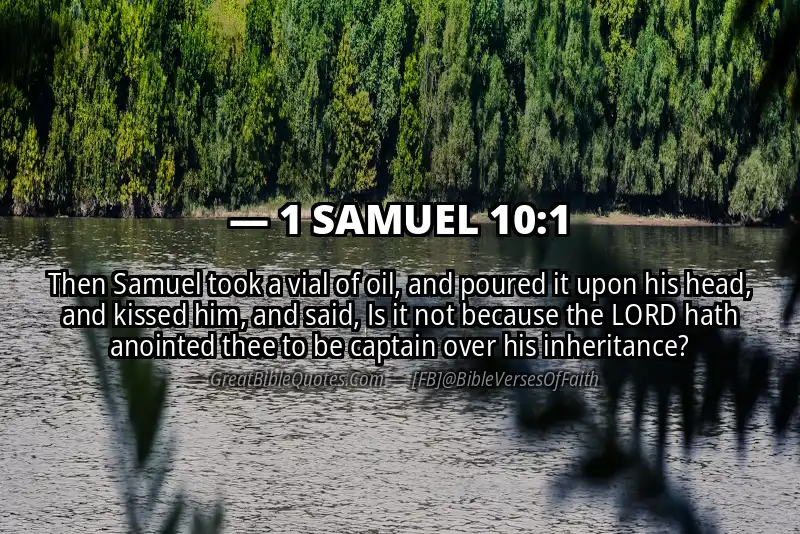 1 SAMUEL 10:1 Verse
