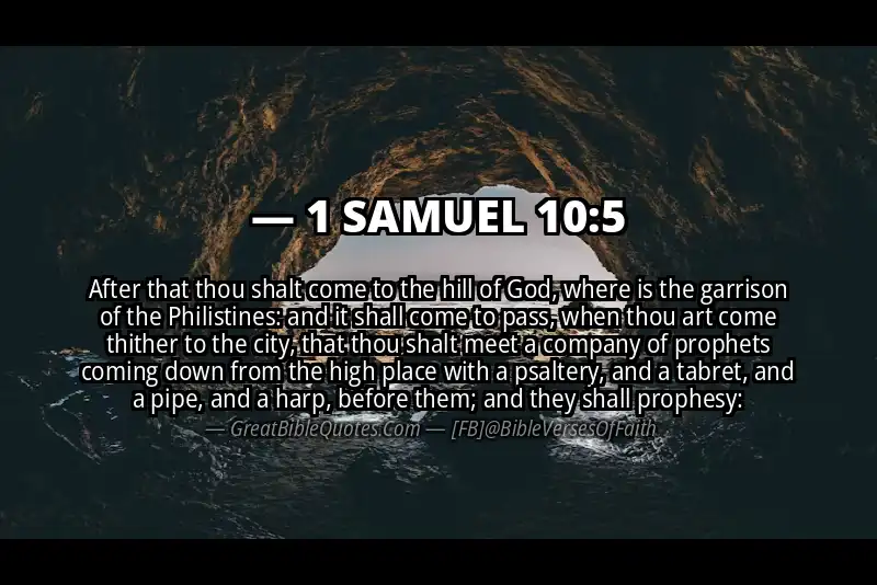 1 SAMUEL 10:5 Verse