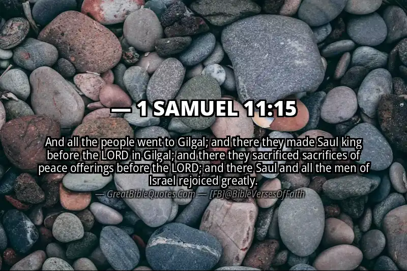 1 SAMUEL 11:15 Verse