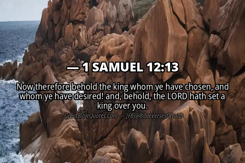 1 SAMUEL 12:13 Verse
