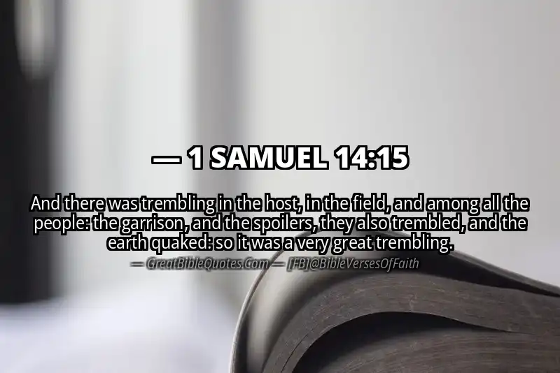 1 SAMUEL 14:15 Verse