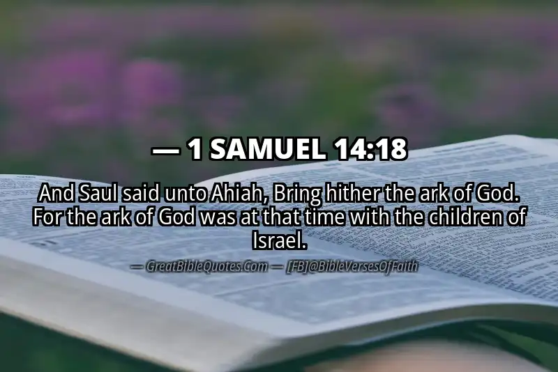 1 SAMUEL 14:18 Verse