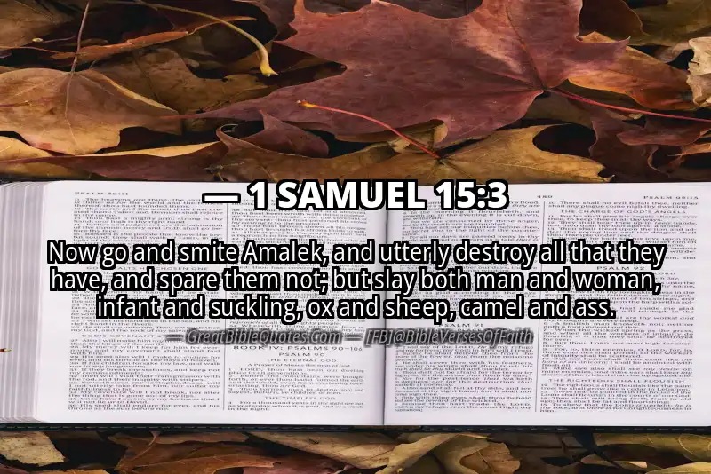 1 SAMUEL 15:3 Verse