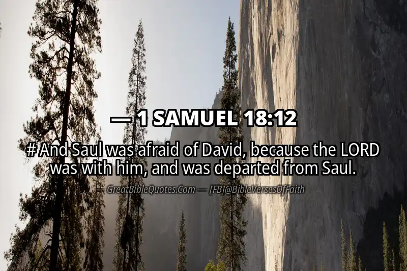 1 SAMUEL 18:12 Verse