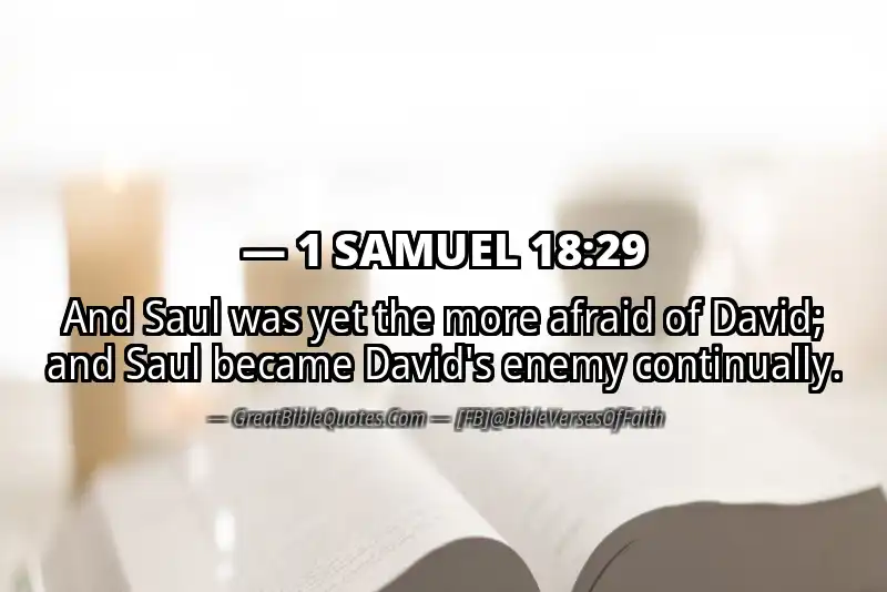 1 SAMUEL 18:29 Verse