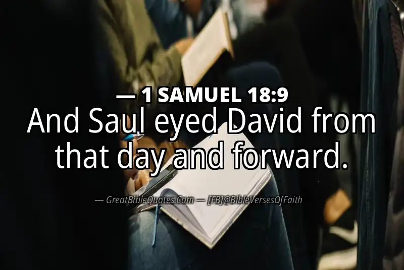 1 SAMUEL 18:9 Verse