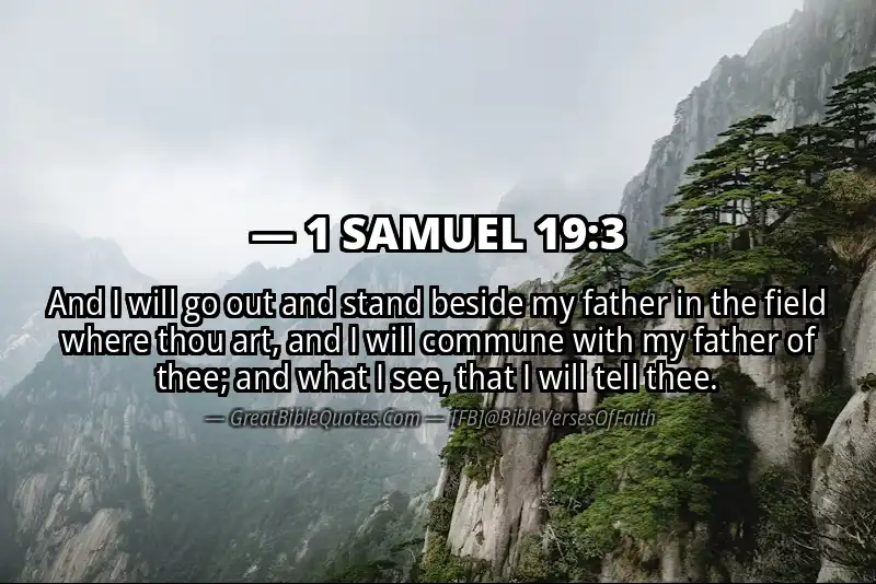 1 SAMUEL 19:3 Verse