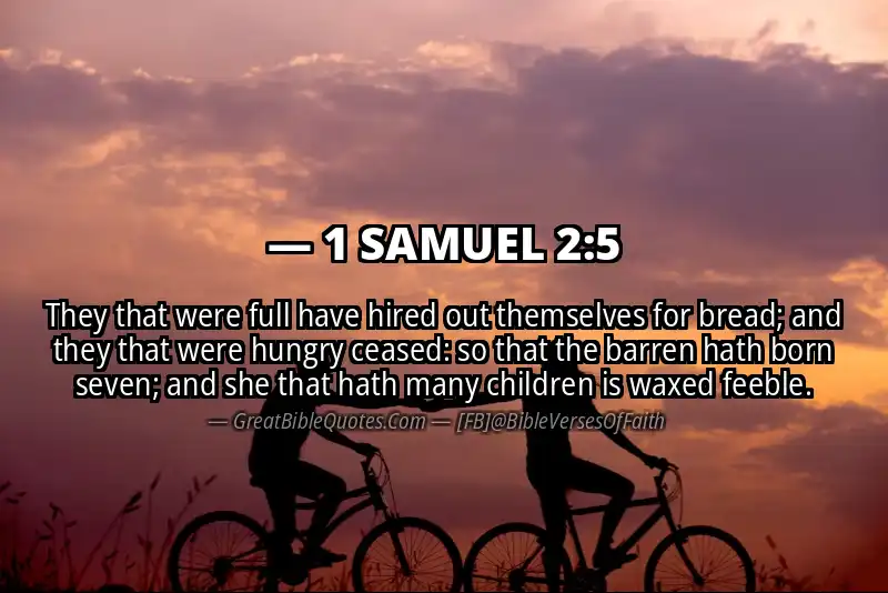 1 SAMUEL 2:5 Verse