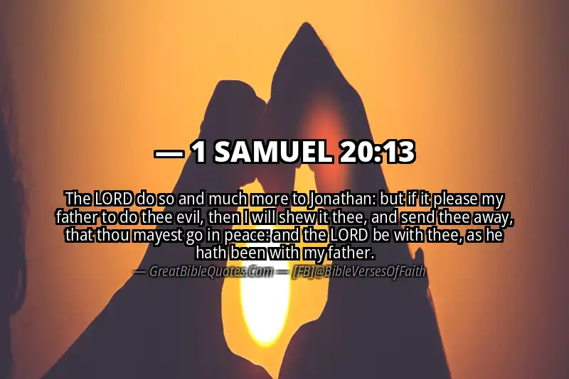 Bible verse: 1 SAMUEL 20:13 Image