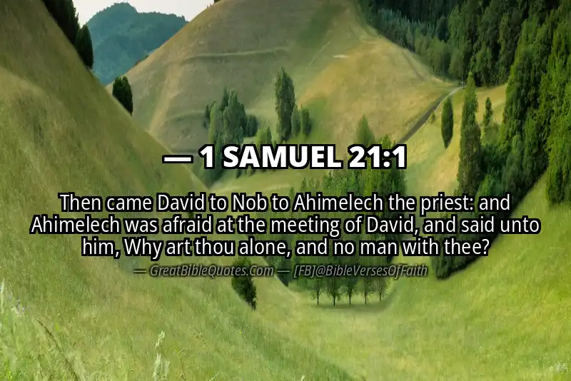 Bible verse: 1 SAMUEL 21:1 Image