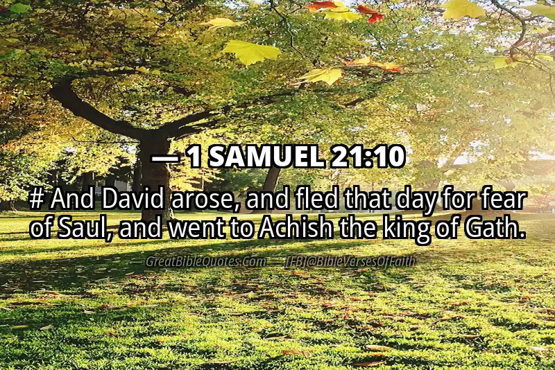 Bible verse: 1 SAMUEL 21:10 Image