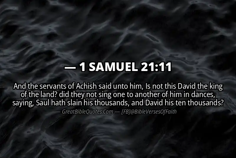 Bible verse: 1 SAMUEL 21:11 Image