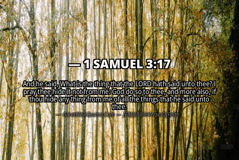 Bible verse: 1 SAMUEL 3:17 Image