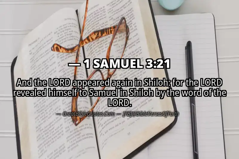 1 SAMUEL 3:21 Verse