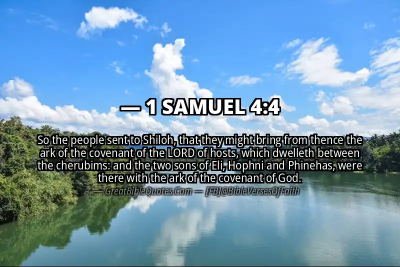 Bible verse: 1 SAMUEL 4:4 Image
