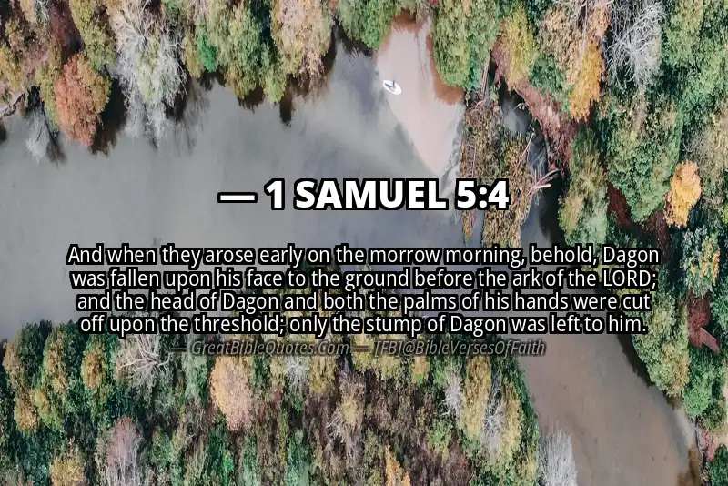 1 SAMUEL 5:4 Verse
