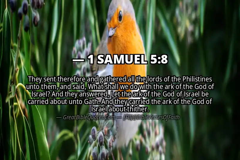 1 SAMUEL 5:8 Verse