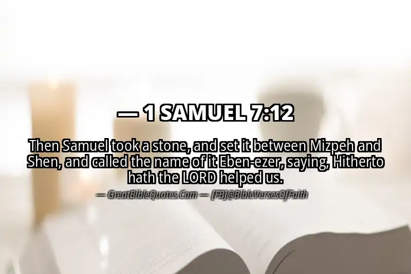 Bible verse: 1 SAMUEL 7:12 Image
