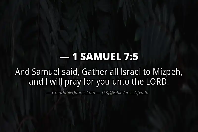 1 SAMUEL 7:5 Verse