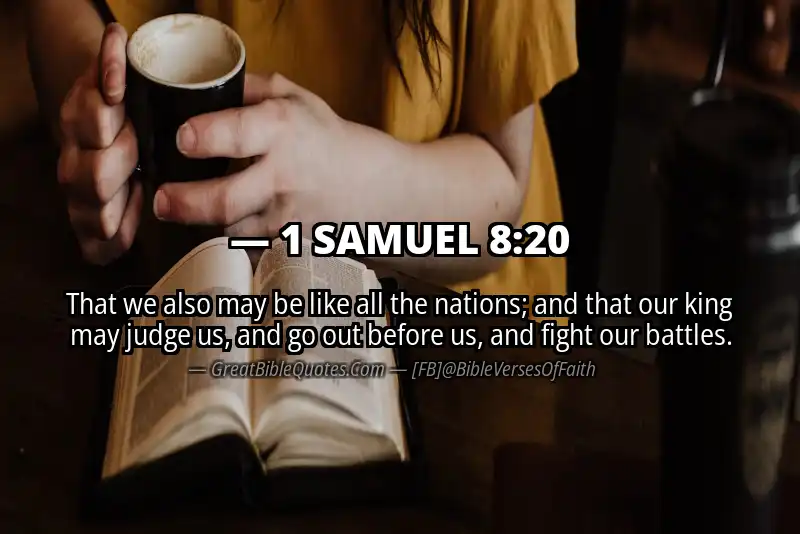 1 SAMUEL 8:20 Verse