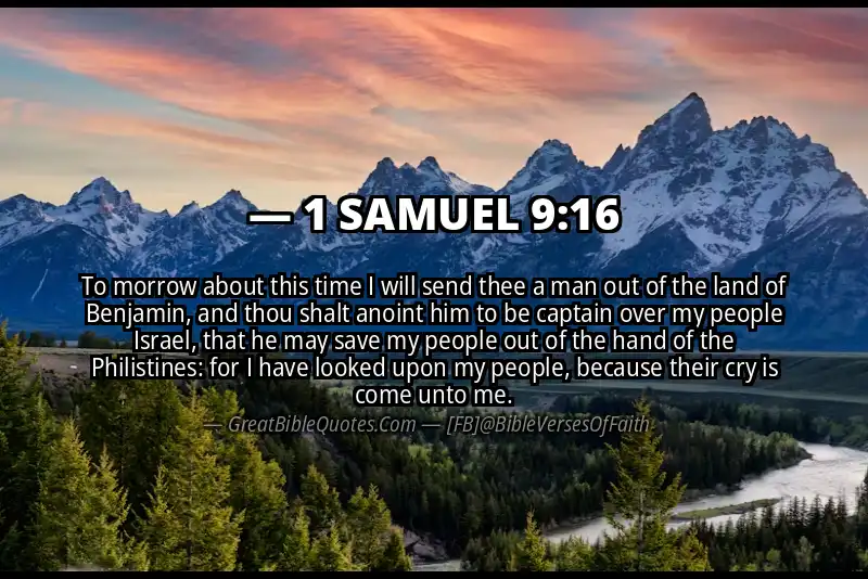 1 SAMUEL 9:16 Verse