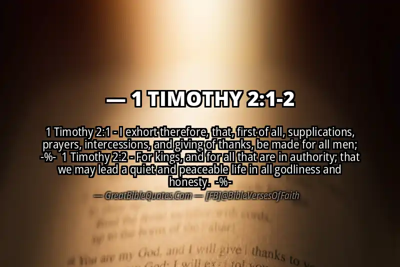 Image for 1 TIMOTHY 2:1-2 Bible verse