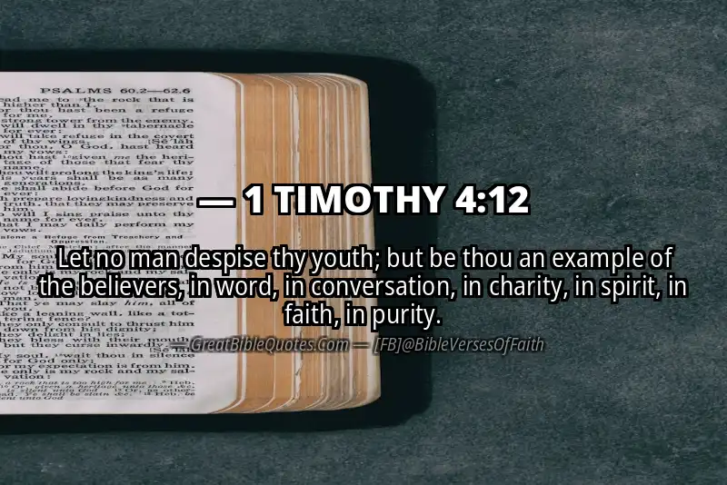 1 TIMOTHY 4:12 Verse