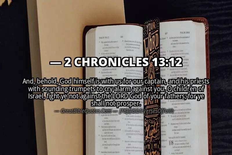 2 CHRONICLES 13:12 Verse