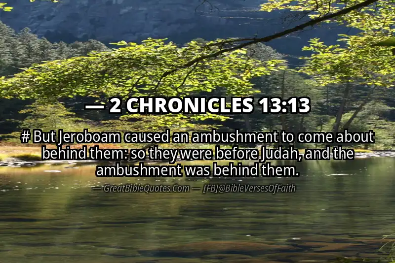 2 CHRONICLES 13:13 Verse