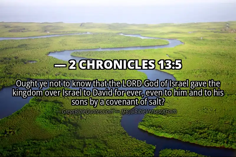 2 CHRONICLES 13:5 Verse