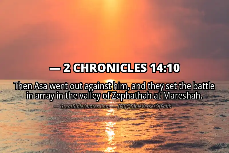 Bible verse: 2 CHRONICLES 14:10 Image