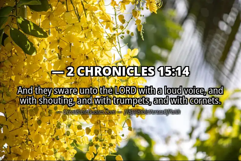 2 CHRONICLES 15:14 Verse