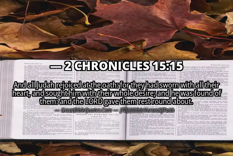 2 CHRONICLES 15:15 Verse