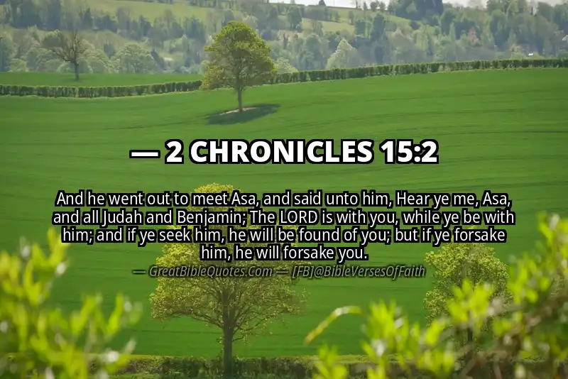 2 CHRONICLES 15:2 Verse