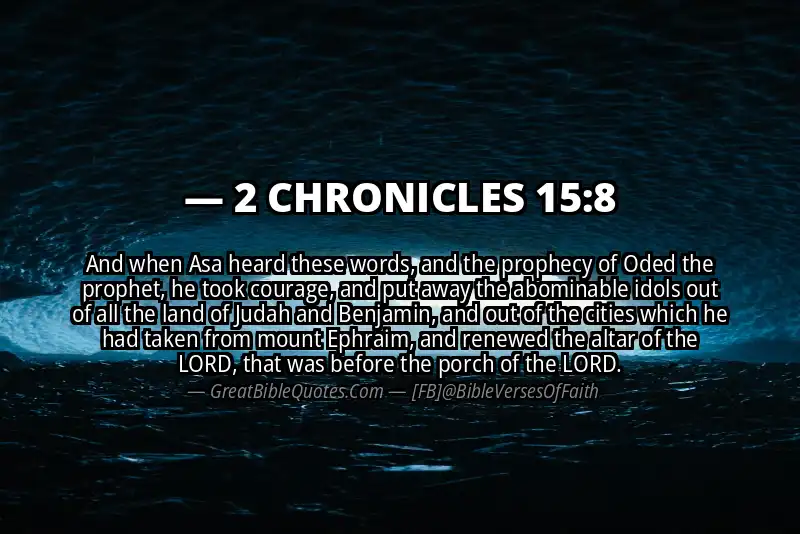 Bible verse: 2 CHRONICLES 15:8 Image