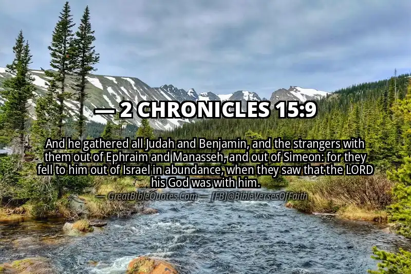 Bible verse: 2 CHRONICLES 15:9 Image