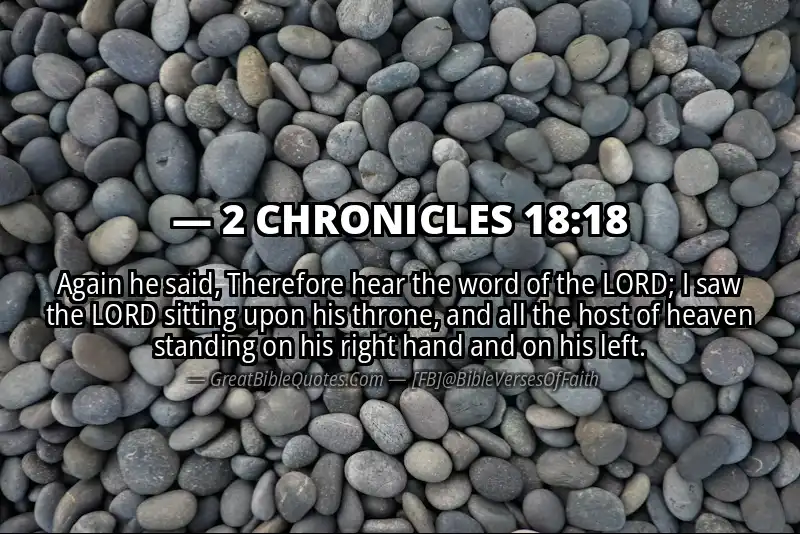 2 CHRONICLES 18:18 Verse