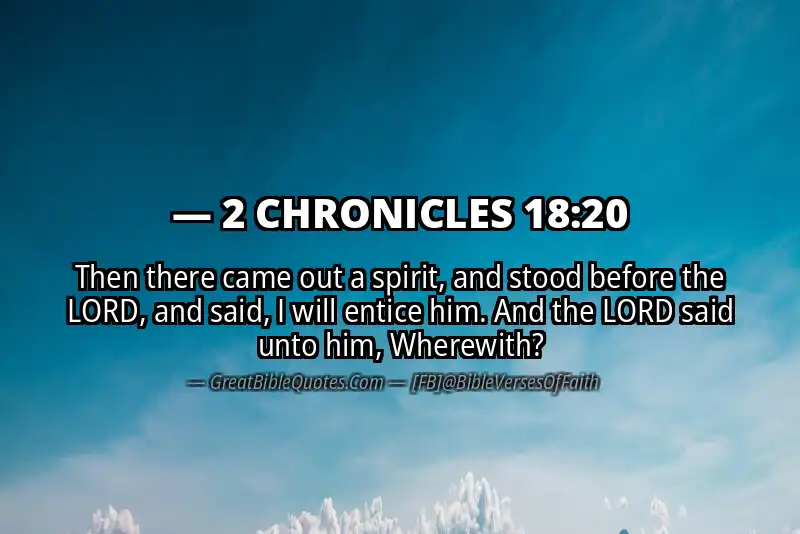 2 CHRONICLES 18:20 Verse
