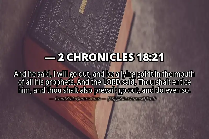 2 CHRONICLES 18:21 Verse
