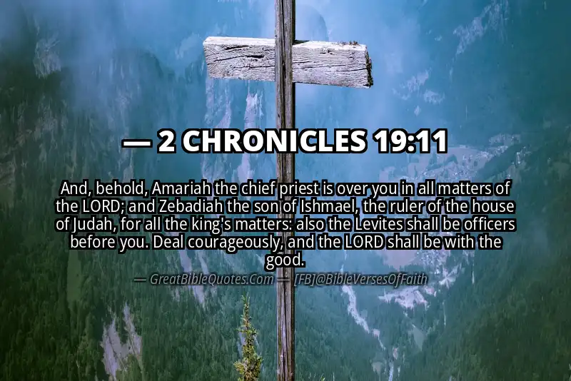 2 CHRONICLES 19:11 Verse