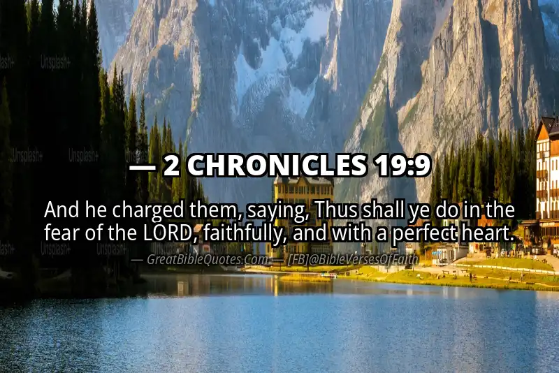 2 CHRONICLES 19:9 Verse
