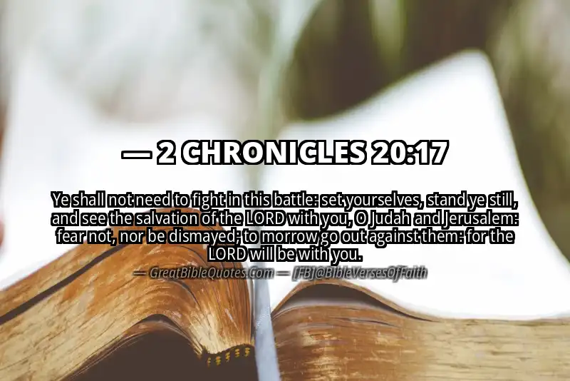 2 CHRONICLES 20:17 Verse