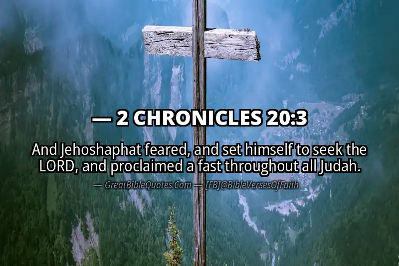 2 CHRONICLES 20:3 Verse