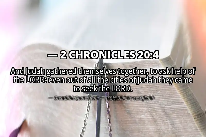2 CHRONICLES 20:4 Verse
