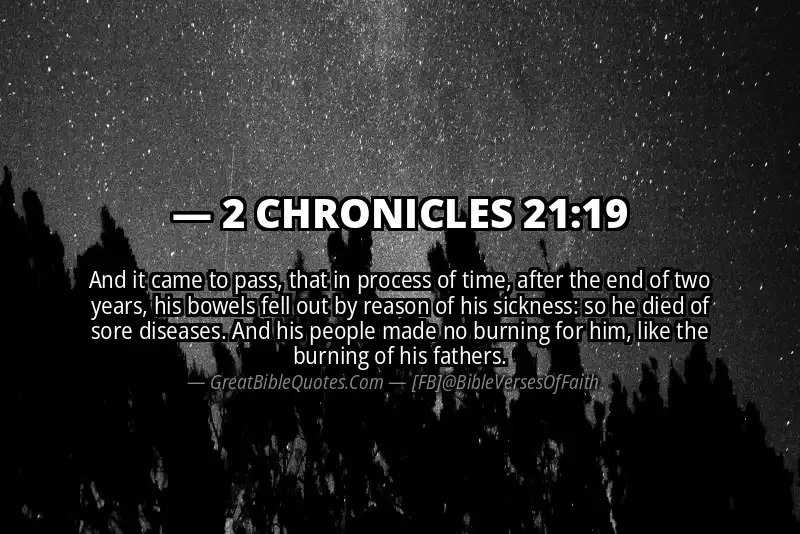 Bible verse: 2 CHRONICLES 21:19 Image