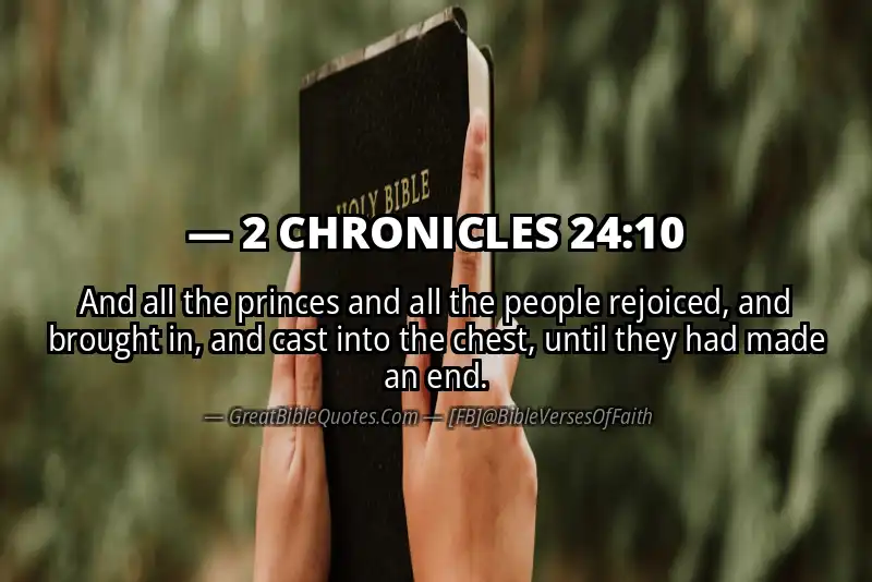 2 CHRONICLES 24:10 Verse