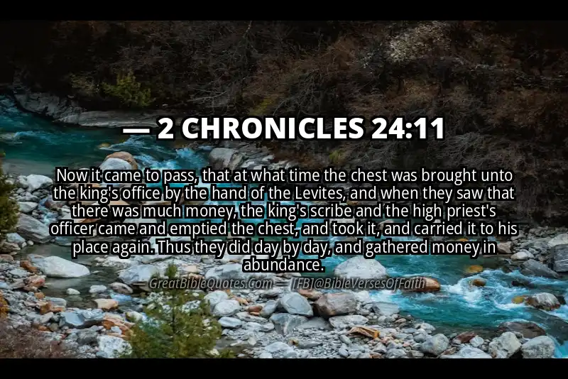 2 CHRONICLES 24:11 Verse